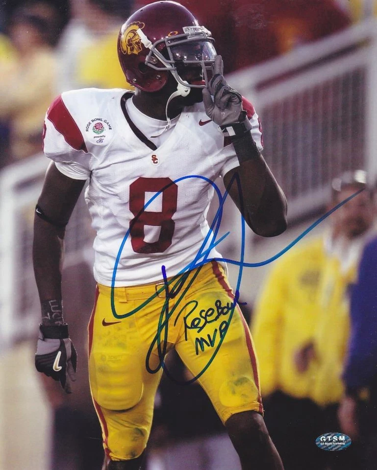 Foto a color firmada por DWAYNE JARRETT MVP 8X10 GTSM holograma certificado Foto 1 de 1