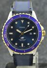 Casual Fossil Men Blue Dial with Date Quartz Working Recently Service Wristwatch