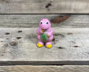 SOMA Pink Stegosaurus Dinosaur Action Figure 2" Mini Love Dino 1990s Toy Vintage - Picture 1 of 6