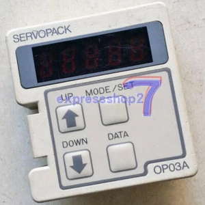 Panel de operación de servoaccionamiento Yaskawa JUSP-OP03A usado 1 pieza - Imagen 1 de 1