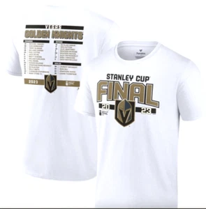 Las Vegas Fanatics Branded White Golden Knights 2023 Cup Final Roster T Shirt XL - Picture 1 of 5