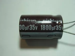 2x 1800uF 35V 105°C ESR=0,05 ELKO radiale #11-06/A - Foto 1 di 2