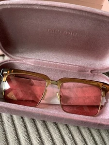 Gafas de sol transparentes Miu Miu Runway MU 10ZS 15T1D0 54-17 NUEVAS 430 € - Imagen 1 de 11