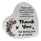 Thank You Clear Plaques Appreciation Woman Heart Party Decorations