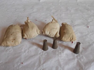 French Hornby O gauge post office mail sacs and milk churns 1930s hornby serie - Picture 1 of 5