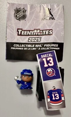2025 NHL Teenymates Mathew Barzal New York Islanders W/Locker And Label - Image 1 of 2