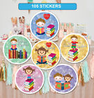 70 Personalised Reading Reward Sticker Label Teachers Parents School Nursery