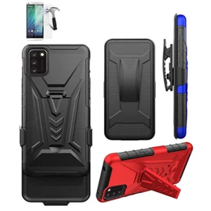 Phone Case for Alcatel TCL A3X ( A600DL ) Holster Build-in Kickstand - Picture 1 of 12