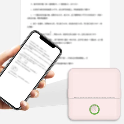 Thermal Printer Mini Pocket Bluetooth Wireless Inkless Sticker Paper - Image 1 of 4