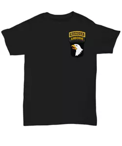 101st Airborne Ranger Tab - 101st Airborne Division Shirt - Unisex - Foto 1 di 6