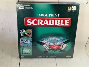 Scrabble Versión IMPRESIÓN GRANDE - Diseño Parcialmente Miope, Nuevo Y Sellado - Imagen 1 de 3