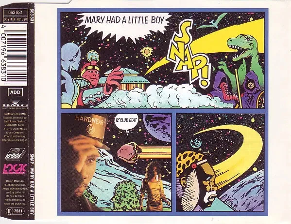 CD SINGLE Snap! Mary Had A Little Boy logic records - Bild 1 von 1