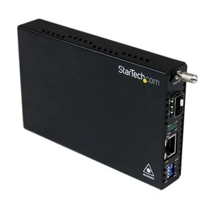 StarTech.com Gigabit Ethernet Fiber Media Converter with Open SFP Slot 1250 Mbit - Imagen 1 de 1