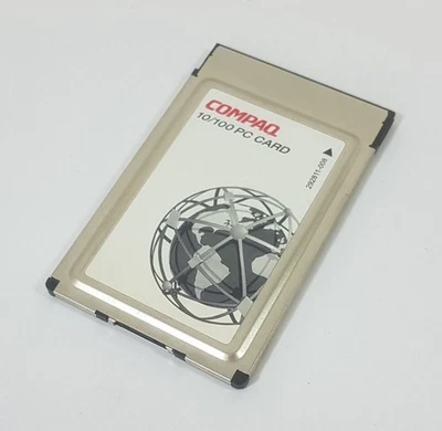 10/100 Lan Ethernet Karte PCMCIA Compaq 335511-003 335507-001 292811-008 CardBus - Image 1 of 4