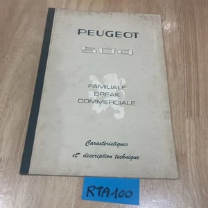 Peugeot 504 Familiar Comercial Descripción Técnica Características - Imagen 1 de 12