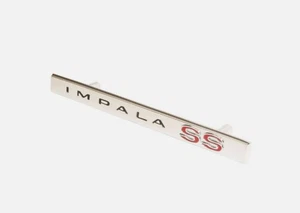 Trim Parts 2590 - 1966 Chevy Impala Super Sport Glove Box Emblem Impala SS USA - Picture 1 of 3