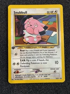 Snubbull 74/111 1st Edition Common Neo Genesis - Played - Picture 1 of 2