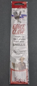 50 Packs Of 6 Eagle Claw Baitholder Snelled Hooks 139 Red Size 10 - Picture 1 of 4