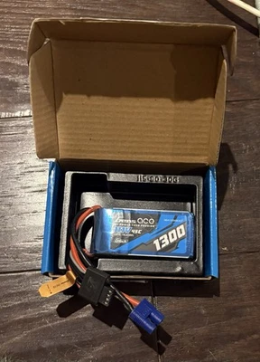 Gens Ace G-Tech 1300mAh 11.1V 45C 3S Lipo Battery Deans For Glider 3D Plane - Image 1 of 4