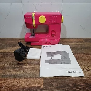 John Lewis JL Mini Sewing Machine - red - in original box with instructions - Picture 1 of 9