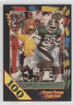 1991 Wild Card Draft 100 Stripe Duane Young #125 - Image 1 of 2