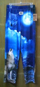 Brief Insanity PJ/Sleep/Lounge Pants - Unisex Medium - Howling Wolf - New - Picture 1 of 1