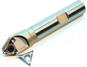 Fresa de fibra 60° D=6-20mm-Z01 + 2x TCGT 16T304 para aluminio, metales ne - Imagen 1 de 2