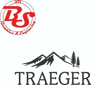 XL Traeger Pellet Geschmacksetiketten Hickory Apfel Kirsche BBQ Raucher Vinyl Aufkleber Nr. BS - Bild 1 von 2
