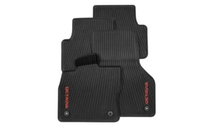 Original Skoda Octavia IV rubber mats floor mats rubber black 4sctk 5E4061500B - Picture 1 of 1