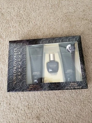 UNFORGIVABLE by Sean John 3 PIECE GIFT SET 1.0 OZ EAU DE TOILETTE SPRAY Box Men - Image 1 of 3