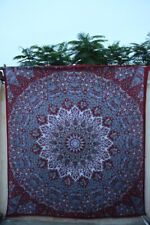 Indian Gypsy Mandala Tapestry Throw Bedspread Queen Decor Hippie Wall Throw 196