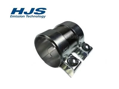 1x HJS 83005507 Rohrverbinder Auspuff Schelle Edelstahl Doppelschelle 55 x 70 mm - Bild 1 von 2