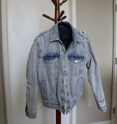 chaqueta vaquera reversible hombre Foto 1 de 4
