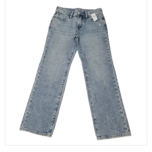 GAP Kids Jeans Girls Size 10 '90s Original Straight Leg Adjustable Waist Denim - - Picture 1 of 8