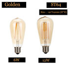 Retro Vintage Edison Led Filament Light Bulbs E27 2W 4W 8W 12W 110V 220V Lamp