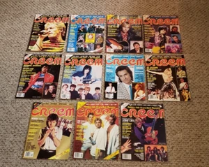 CREEM ROCK N ROLL MAGAZINES 11 ISSUES 1983 CALENDAR CENTERFOLDS EARLY MTV ERA - Picture 1 of 20