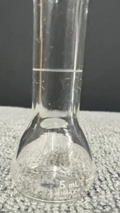 Kimble Kimax 28014 5 mL Class A Volumetric Flask with Stopper - Picture 1 of 3