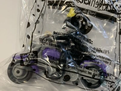 1998 Jack In Box Purple Motorcycle Vehicle Figure JITB Toy Sealed Cycle MIP - Image 1 of 4
