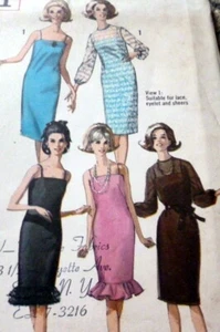 LOVELY VTG 1960s DRESS Sewing Pattern 14/34 - Picture 1 of 1