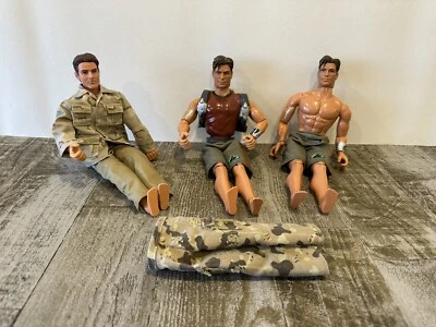 Mattel Lote 3~ Max Steel~ 12" Figuras de Acción Articuladas Masculinas 1998 Foto 1 de 4