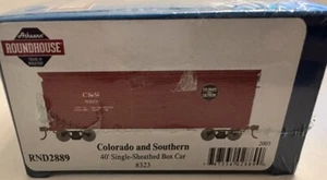 HO Athearn Roundhouse 2889 40’ Single-Sheathed Boxcar,Colorado & Southern 8323 - Picture 1 of 2