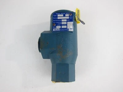 NEW Parker SRH1 Safety Relief Valve 200 PSIG 1/2" Inlet 3/4” Outlet  - Image 1 of 4
