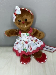 Douglas Kuscheltiere Lebkuchenmädchen mit Kleid Plüsch 8 Zoll Stofftier 2018 - Bild 1 von 8