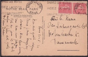 CLCV421 France Old Postcard, Neuilly, May. 22. 1930. Sower, Sc146 - Picture 1 of 2