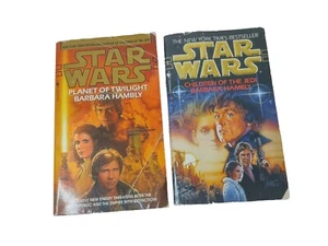 STAR WARS Planet of Twilight & Children Of The Jedi Sci-fi Book Lot - Picture 1 of 3