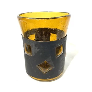 MCM Brutalist Imprisoned Caged Glass Tumbler Felipe Derflingher - Picture 1 of 4