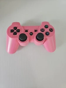 Ps3 Controller With Cool Custom Bubble Gum PINK Design - Picture 1 of 13