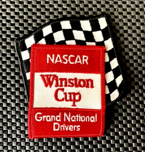 NASCAR WINSTON CUP GRAND NATIONAL DRIVERS SEW ON PATCH AUTO RACING 4" x 5" NOS - Picture 1 of 2