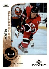 2002-03 Upper Deck MVP Senators Hockey Card #212 Chris Bala