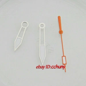 Luminous Orange watch hands Fit Miyota 8215 8205 Mingzhu DG2813 3804 P595 - Picture 1 of 3